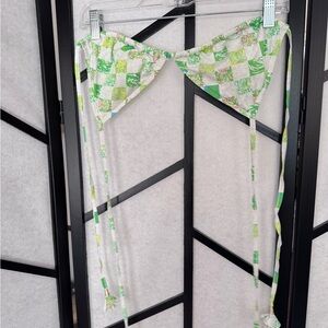 Lilly Pulitzer Resort White Lioness Patchwork Bikini set